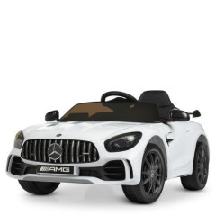 Дитячий електромобіль Bambi Mercedes M 4182EBLR-1 білий зі звуком та світлом вік 3-8 років