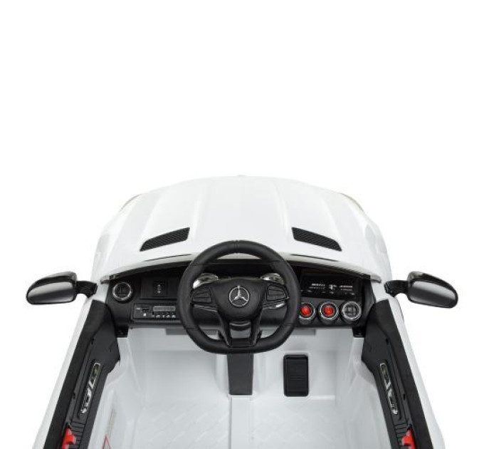 Дитячий електромобіль Bambi Mercedes M 4182EBLR-1 білий зі звуком та світлом вік 3-8 років