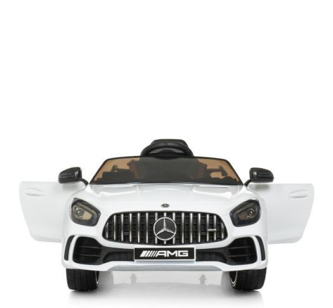 Дитячий електромобіль Bambi Mercedes M 4182EBLR-1 білий зі звуком та світлом вік 3-8 років