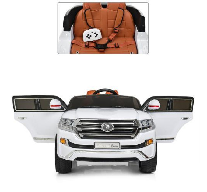 Дитячий електромобіль Bambi M 3984EBLR-1 Білий на акумуляторі