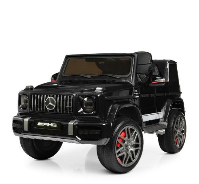 Электромобиль на радиоуправлении джип для детей Bambi M 4180EBLRS-2 черный