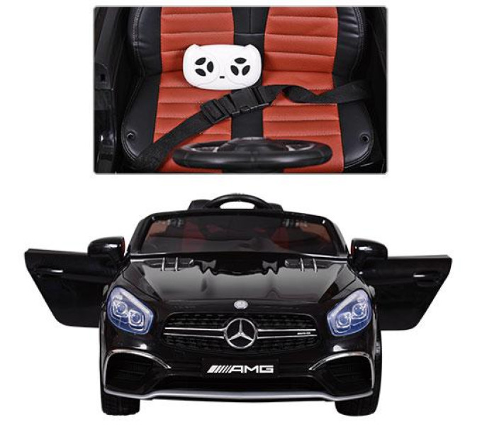 Машина электромобиль детская Mercedes Bambi M 3583EBLR-2 черная