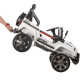 Дитячий електромобіль Bambi M 3237EBLR-1 2 акумулятори звук світло білий