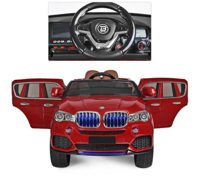 Дитячий ігровий транспорт Bambi BMW X5 M 2762(MP4)EBLR-3 червоний