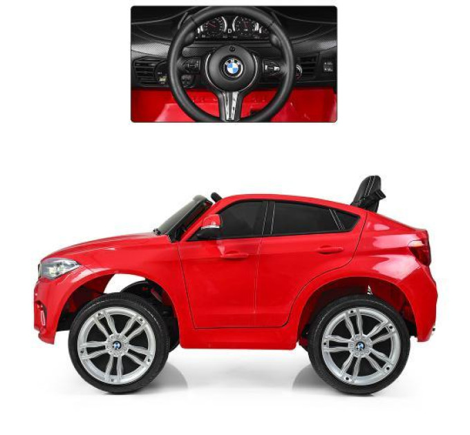 Дитячий джип машина на акумуляторі Bambi BMW X6M JJ2199EBLR електромобіль, 2 кольори