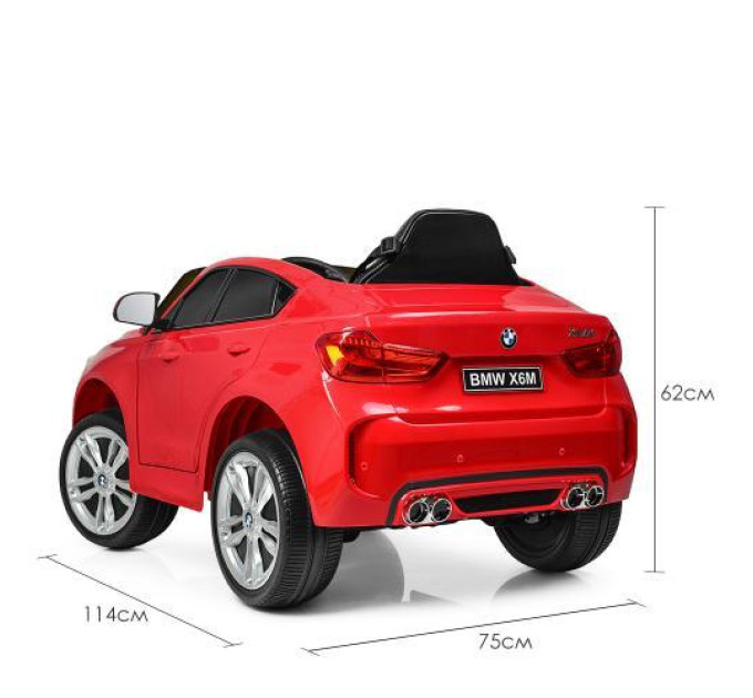 Дитячий джип машина на акумуляторі Bambi BMW X6M JJ2199EBLR електромобіль, 2 кольори