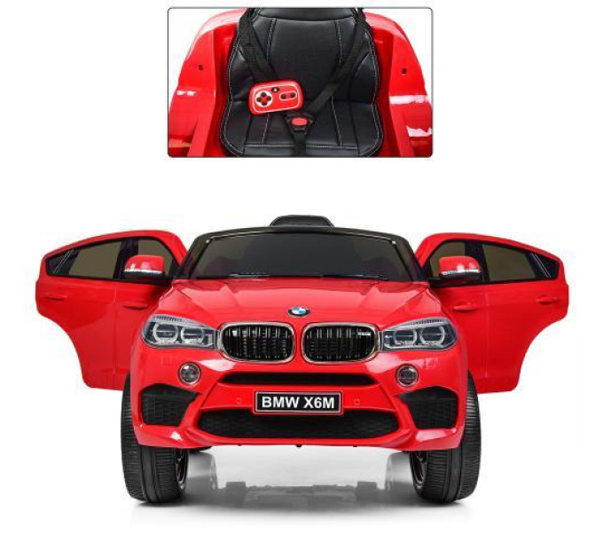 Дитячий джип машина на акумуляторі Bambi BMW X6M JJ2199EBLR електромобіль, 2 кольори