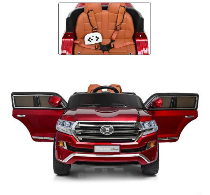 Машина для дітей Bambi M 3984EBLRS-3 2 мотори 35W на акумуляторі червоний колір