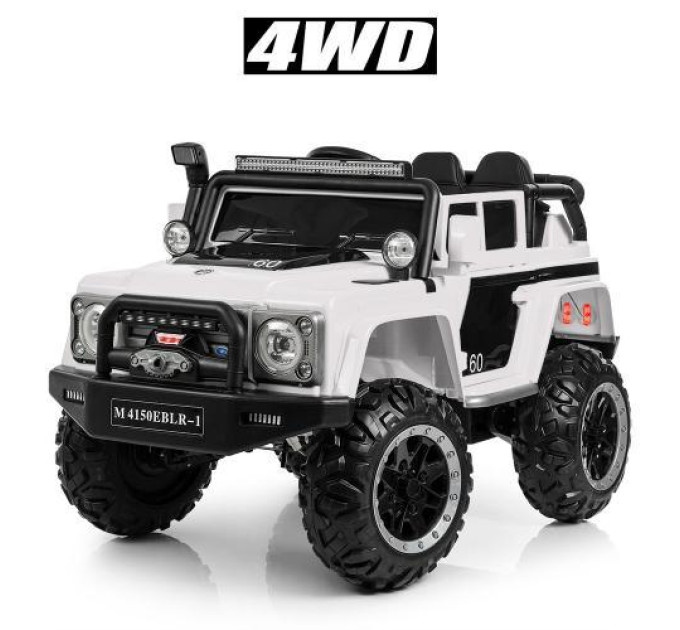 Дитячий ігровий транспорт Bambi M 4150EBLR-1 джип білий