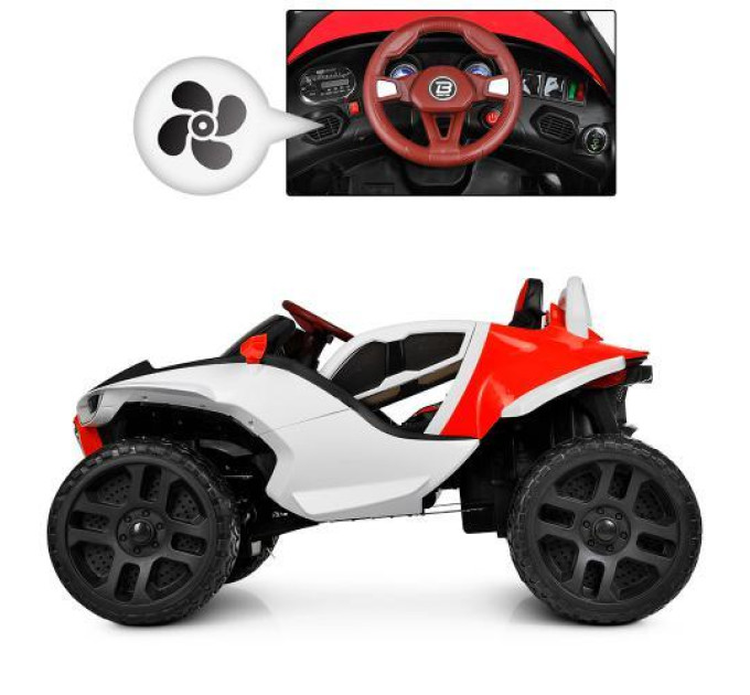 Дитячий електромобіль Джип Bambi M 4064 EBLR-3 MP3 TF USB музика