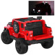 Дитячий електромобіль Джип Jeep M 3445EBLR-3 червоний м'які колеса та шкіряне сидіння