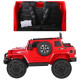 Дитячий електромобіль Джип Jeep M 3445EBLR-3 червоний м'які колеса та шкіряне сидіння