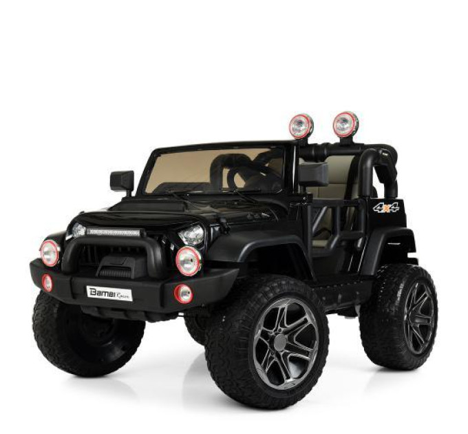 Электромобиль Джип Jeep черный M 4111EBLR-2 от 3 до 8 лет