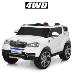 Дитячий електромобіль BMW білий M 3107EBLR-1 пульт дистанційного керування