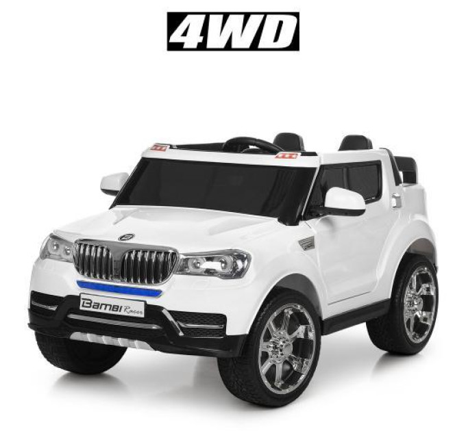 Дитячий електромобіль BMW білий M 3107EBLR-1 пульт дистанційного керування