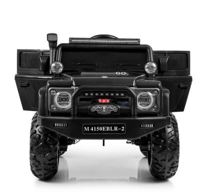 Черный электромобиль Bambi M 4150EBLRS-2 джип для детей 3-8 лет