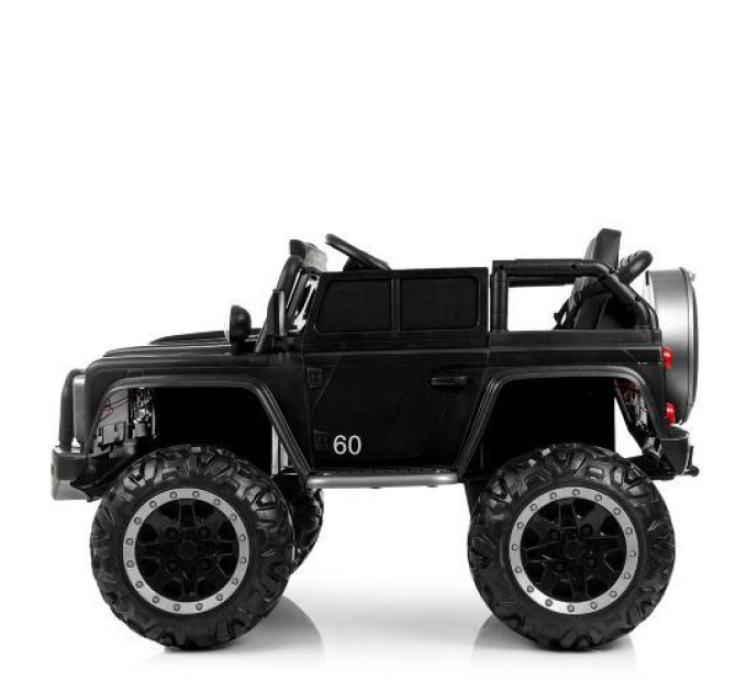 Черный электромобиль Bambi M 4150EBLRS-2 джип для детей 3-8 лет