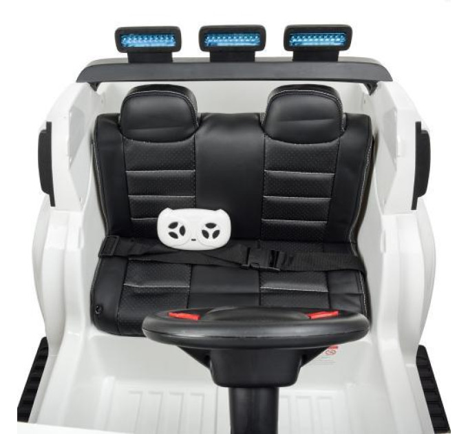 Дитячий електромобіль Джип Bambi M 4112EBLR-1 білий зі світловими та звуковими ефектами
