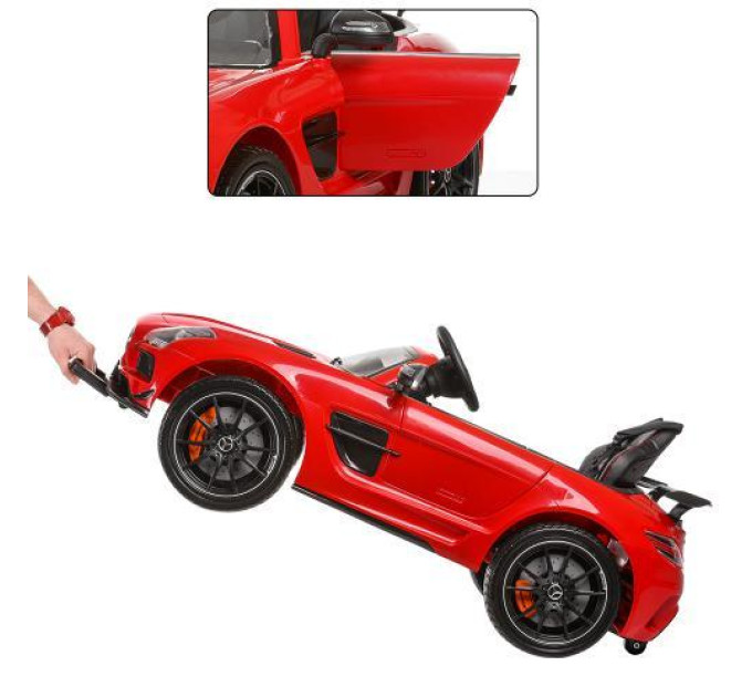 Машина Bambi M 2760EBRL-3 електромобіль дитячий червоний 2 мотори 35W