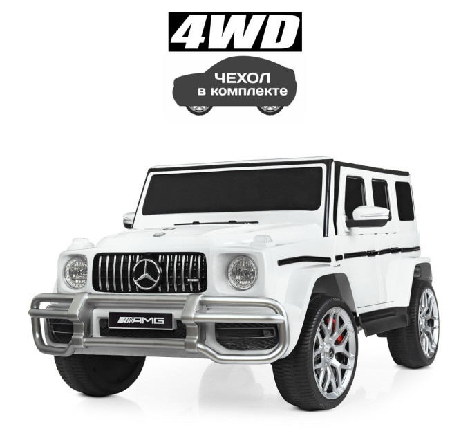 Дитячий електромобіль Mercedes G63 AMG джип М 4259EBLR двомісний, 2 кольори
