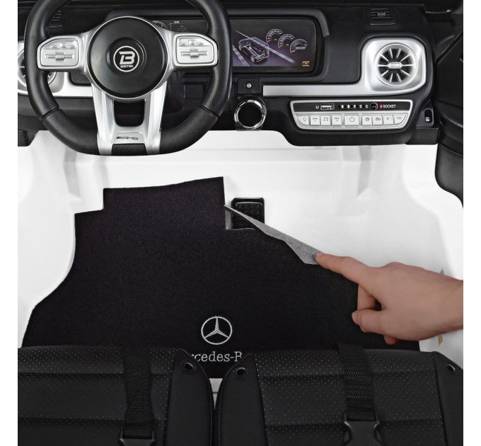 Дитячий електромобіль Mercedes G63 AMG джип М 4259EBLR двомісний, 2 кольори