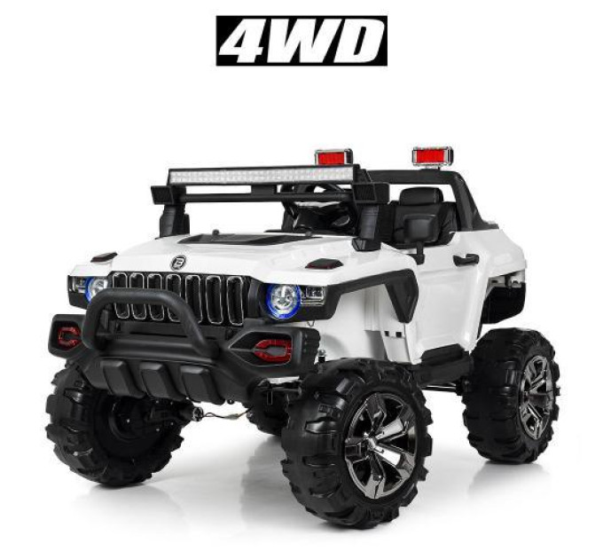 Дитячий електромобіль Джип Bambi M 4107 EBLR-1 Jeep двомісний