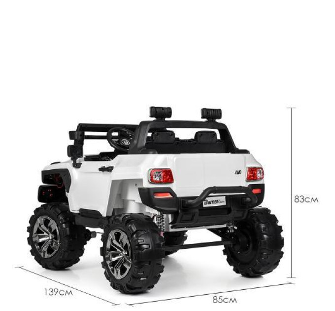 Дитячий електромобіль Джип Bambi M 4107 EBLR-1 Jeep двомісний