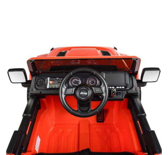 Электромобиль Bambi Jeep M 4176(MP4)EBLR-7 одноместный джип с ремнем безопасности