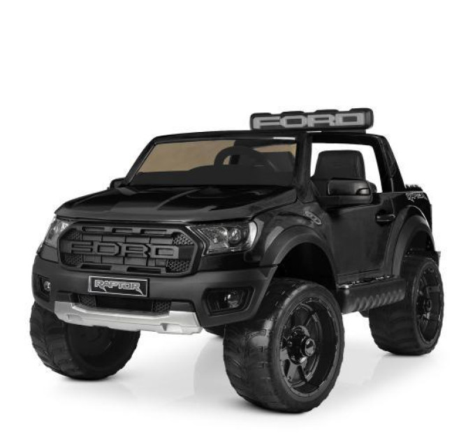 Дитяча машина джип Bambi M 4174EBLR-2 чорний електромобіль якісний