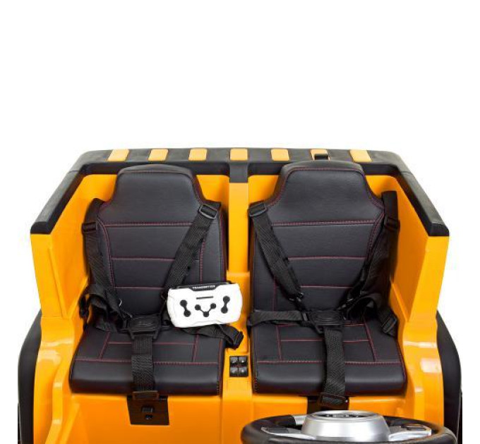 Джип електромобіль дитячий жовтий Bambi M 4264EBLR-7 з музикою та світлом.