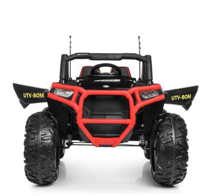 Джип дитячий Buggy М 4248EBLR-2-3 чорно-червоний MP3 TF USB музика світло