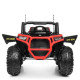 Джип дитячий Buggy М 4248EBLR-2-3 чорно-червоний MP3 TF USB музика світло