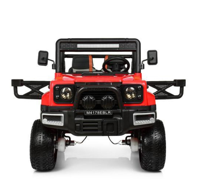 Электромобиль для детей красный Bambi M 4178EBLR-3 с музыкой и светом