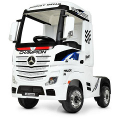 Дитячий електромобіль Мерседес Вантажівка Mercedes M 4208EBLR-1 білий