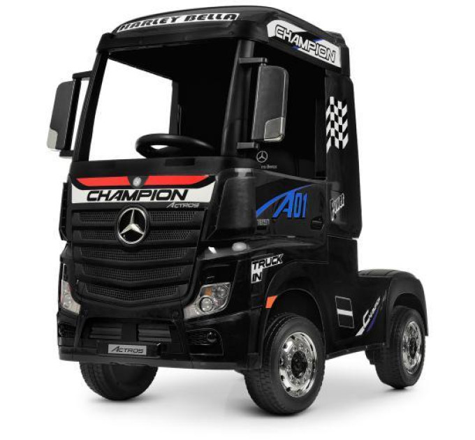 Дитячий Вантажівка Mercedes M 4208EBLR-2 чорний музика світло MP3 USB