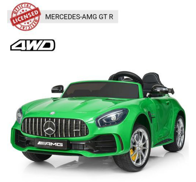 Дитячий електромобіль Mercedes-AMG GT M 3905EBLR-5 зелений
