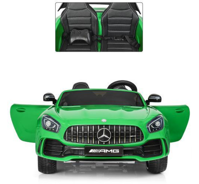Дитячий електромобіль Mercedes-AMG GT M 3905EBLR-5 зелений