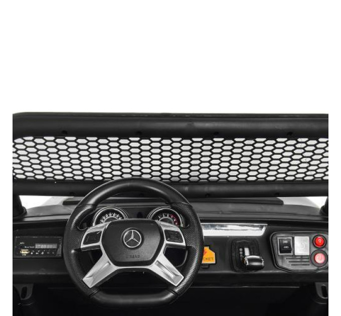 Дитячий електромобіль Bambi Синій M 4133 EBLRS-4 звук двигуна при старті пульт керування двомісний