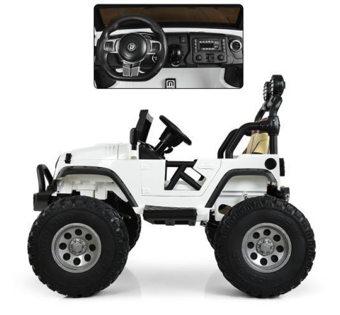 Дитячий електромобіль Bambi M 4077EBLR-1 двомісний автомобіль