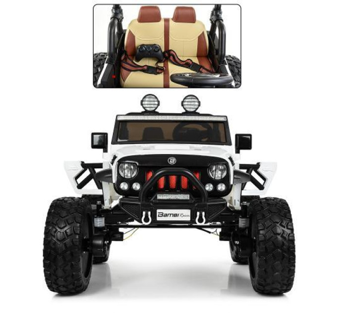 Дитячий електромобіль Bambi M 4077EBLR-1 двомісний автомобіль