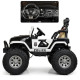 Дитячий повнопривідний джип Bambi Police M 4077 EBLR-2-1 чорно-білий