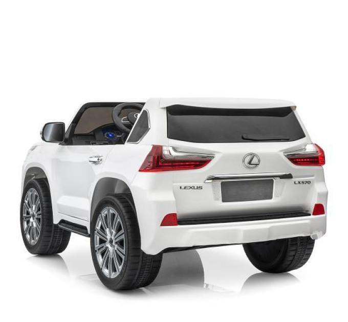 Дитячий електромобіль Bambi Lexus білий M 3906EBLR-1