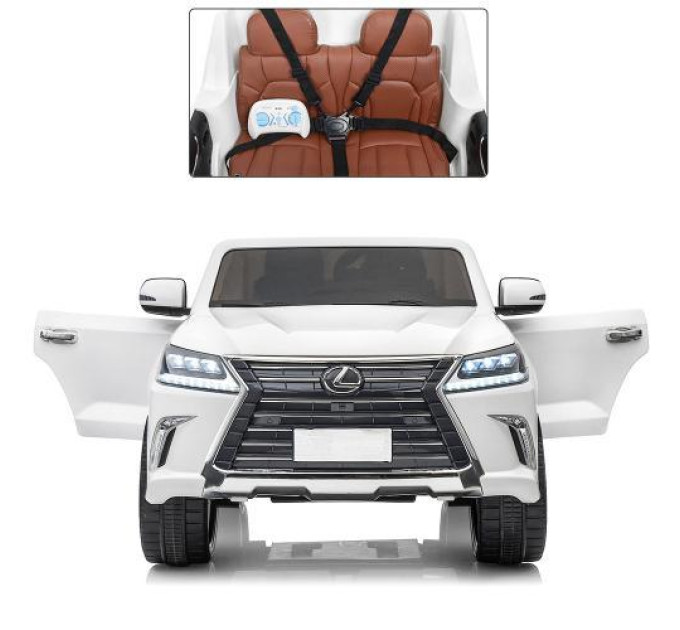 Дитячий електромобіль Bambi Lexus білий M 3906EBLR-1