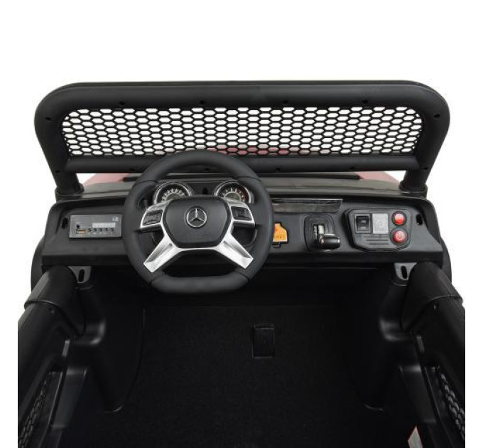 Двухместный электромобиль Bambi Mercedes M 4133EBLRS-3(24V) красный