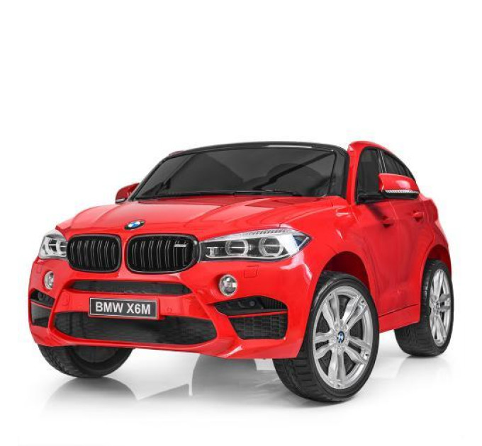 Дитячий електромобіль джип Bambi JJ2168-3 двомісний BMW червоний