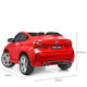 Дитячий електромобіль джип Bambi JJ2168-3 двомісний BMW червоний