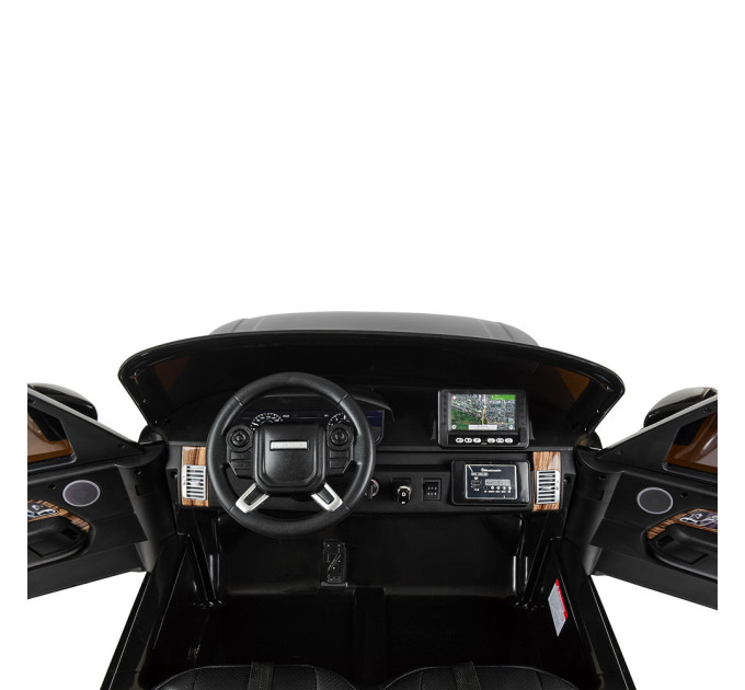 Дитячий електромобіль Джип Bambi Land Rover M 4175EBLRS сірий чорний