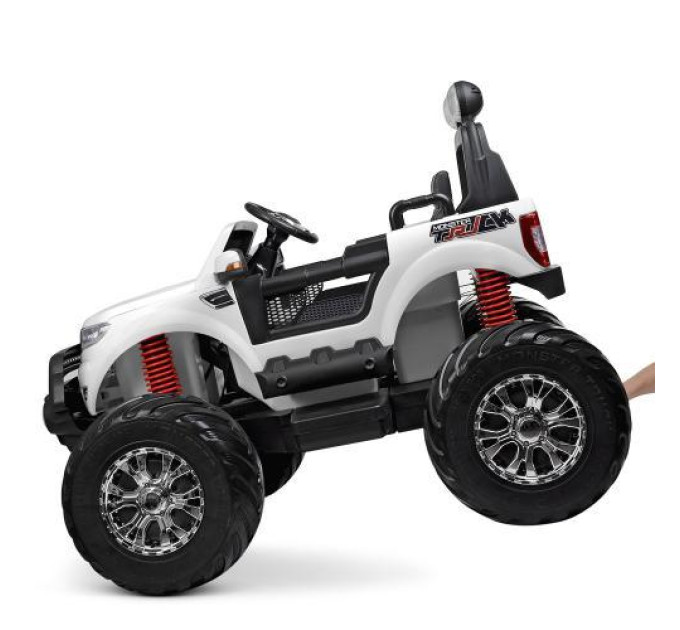 Крутий дитячий електромобіль Bambi M 4273EL-1(24V) комфортабельне шкіряне сидіння зі спинкою