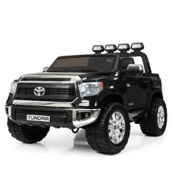 Дитячий електромобіль двомісний Джип Bambi Toyota Tundra JJ2255EBLR білий чорний