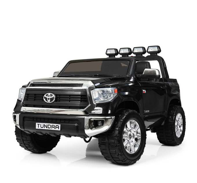 Дитячий електромобіль двомісний Джип Bambi Toyota Tundra JJ2255EBLR білий чорний